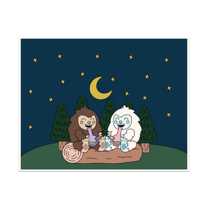 Best Buds Unframed Art Print - Starry Skies Austin
