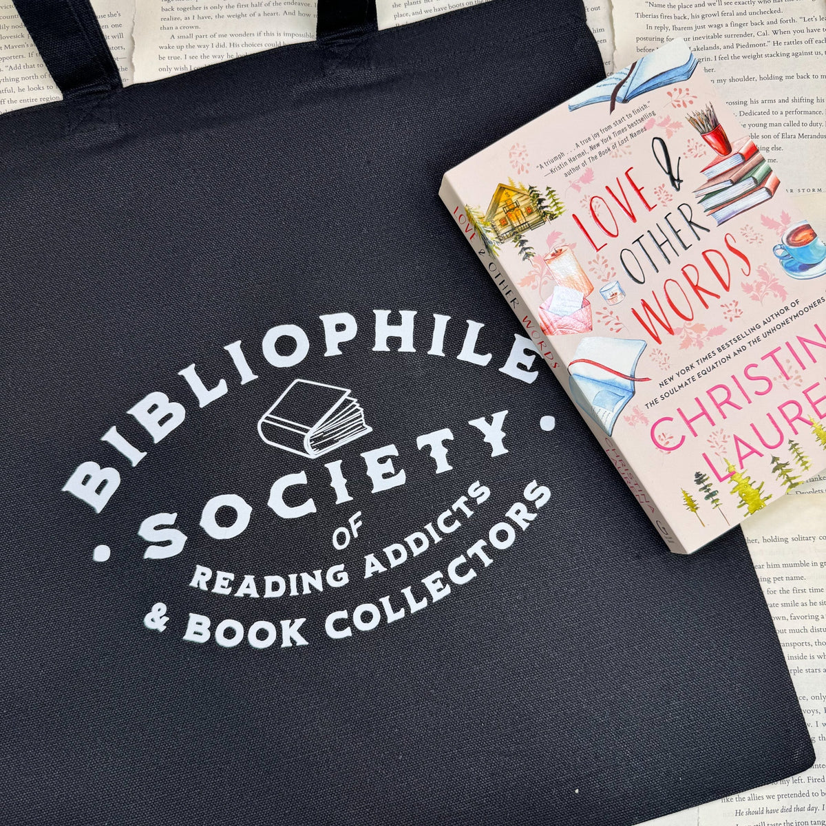 Bibliophile Society Canvas Tote Bag - Starry Skies Austin