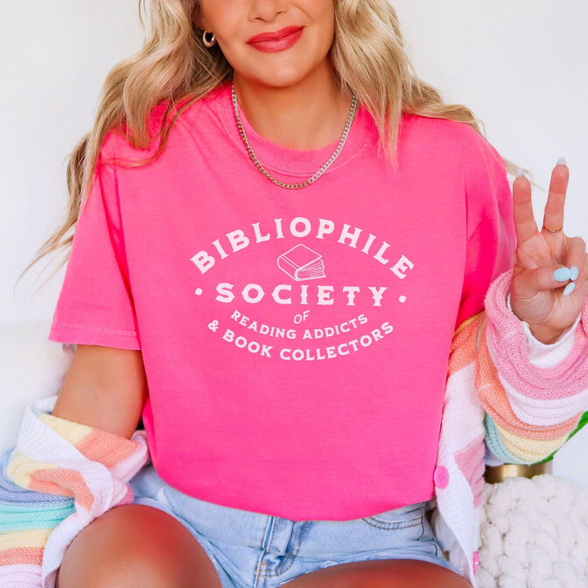 Bibliophile Society Heavyweight Comfort Colors Shirt - Starry Skies Austin