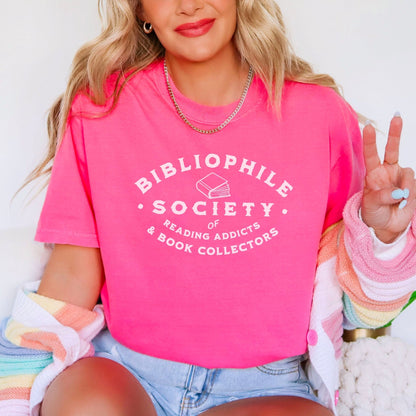 Bibliophile Society Heavyweight Comfort Colors Shirt - Starry Skies Austin