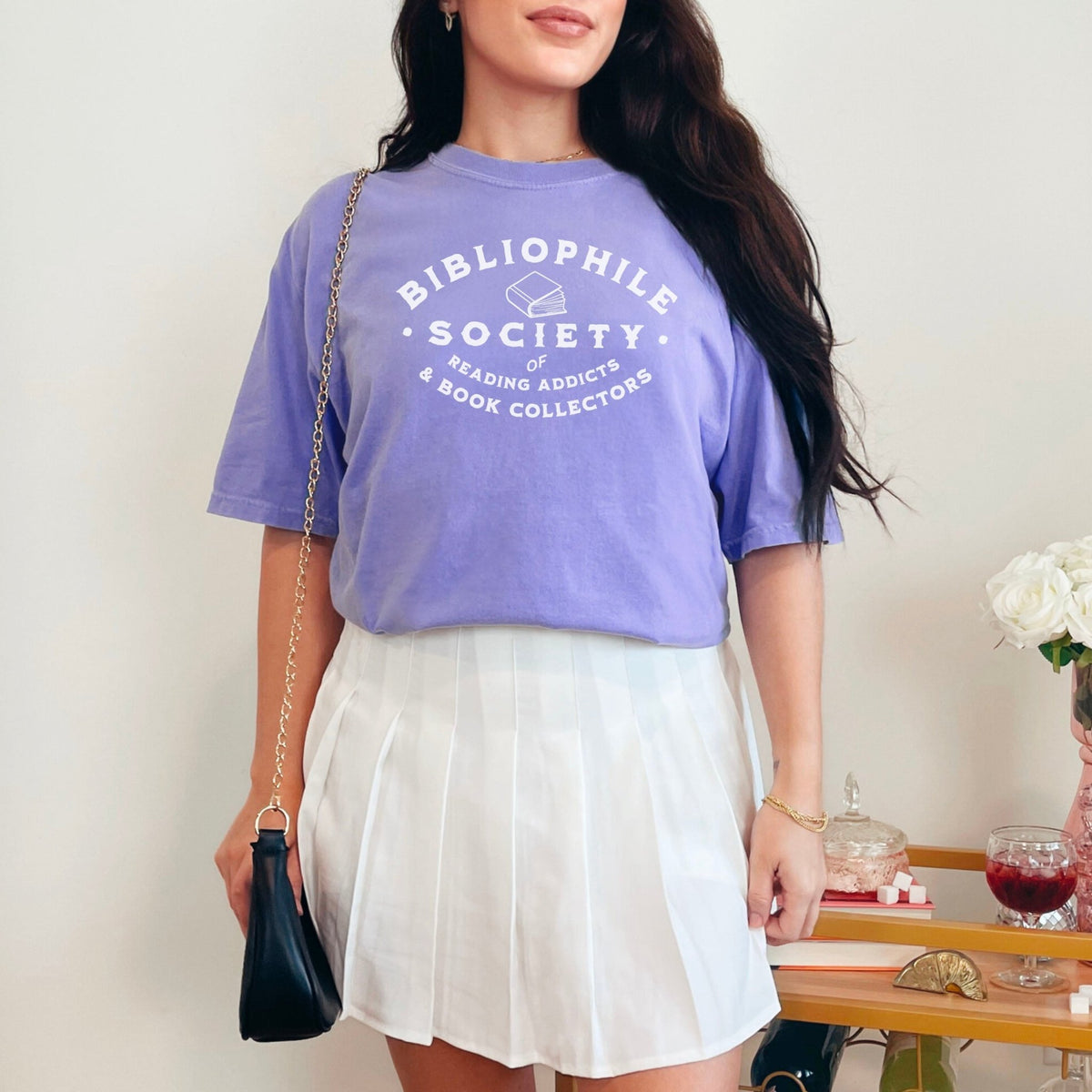 Bibliophile Society Heavyweight Comfort Colors Shirt - Starry Skies Austin