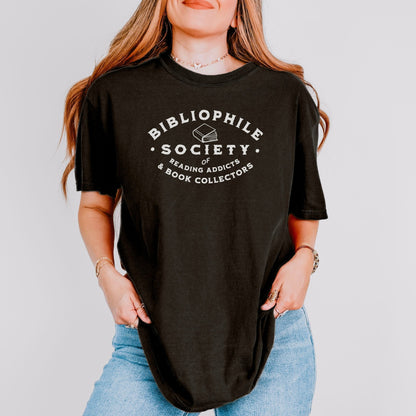 Bibliophile Society Heavyweight Comfort Colors Shirt - Starry Skies Austin