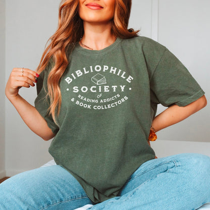 Bibliophile Society Heavyweight Comfort Colors Shirt - Starry Skies Austin