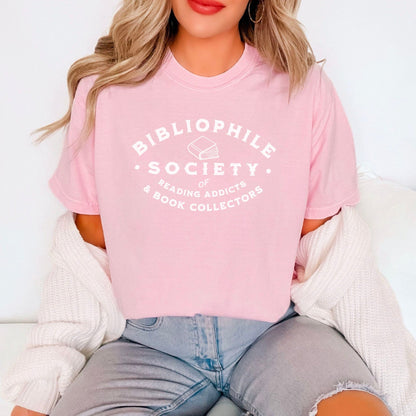 Bibliophile Society Heavyweight Comfort Colors Shirt - Starry Skies Austin