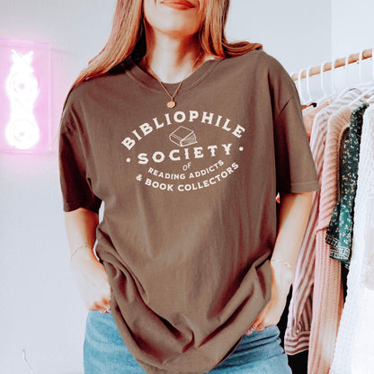 Bibliophile Society Heavyweight Comfort Colors Shirt - Starry Skies Austin