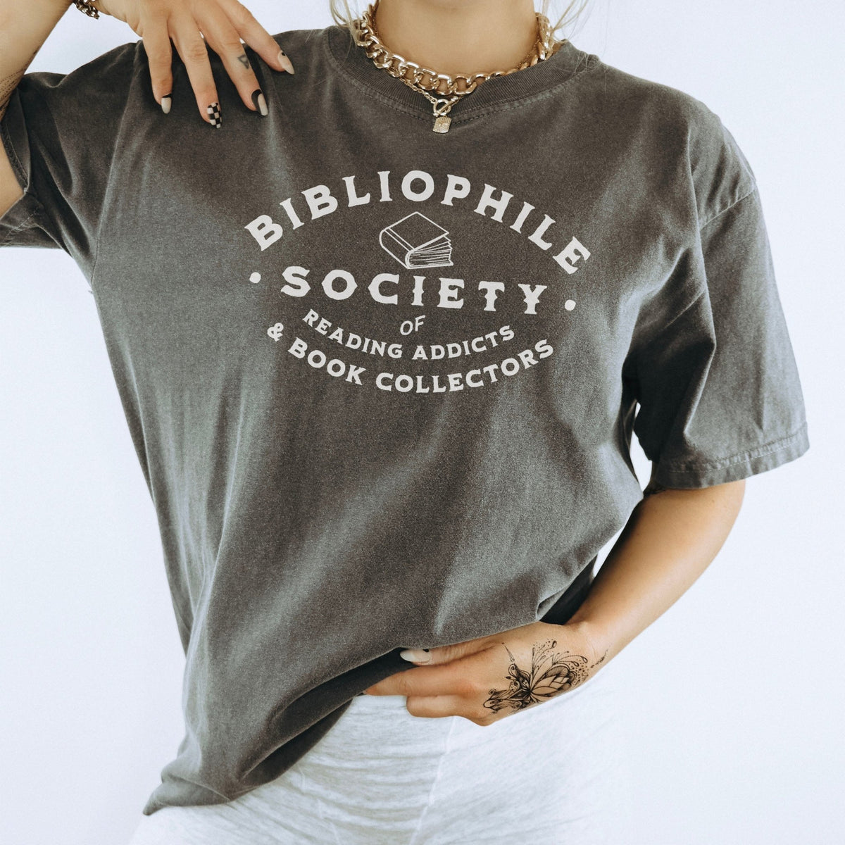 Bibliophile Society Heavyweight Comfort Colors Shirt - Starry Skies Austin