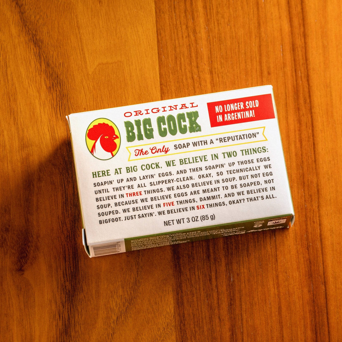 Big Cock Triple Milled Boxed Bar Soap - Starry Skies Austin