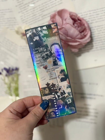 Binding 13 Inspired Collage Bookmark - Starry Skies Austin