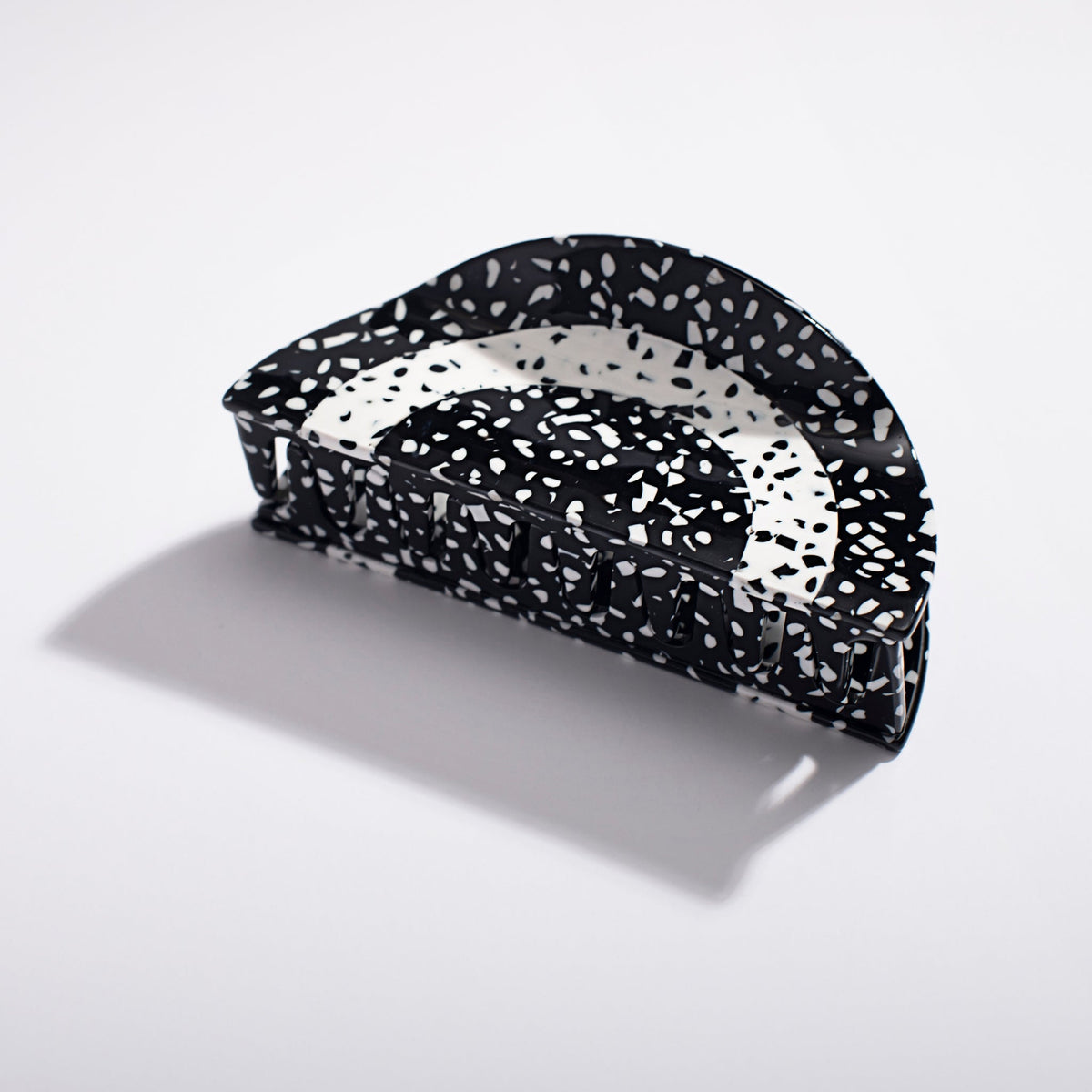 Black and White Rainbow Hair Claw - Starry Skies Austin