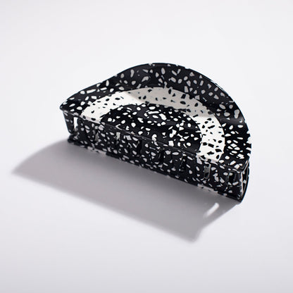 Black and White Rainbow Hair Claw - Starry Skies Austin