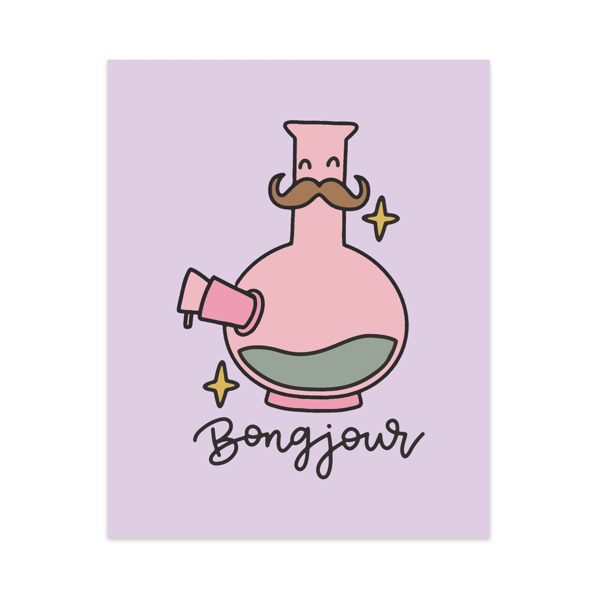Bongjour Unframed Art Print - Starry Skies Austin