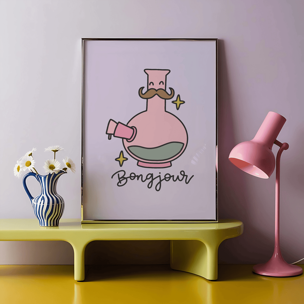 Bongjour Unframed Art Print - Starry Skies Austin