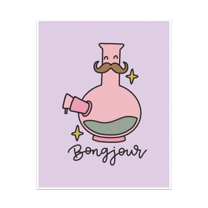 Bongjour Unframed Art Print - Starry Skies Austin