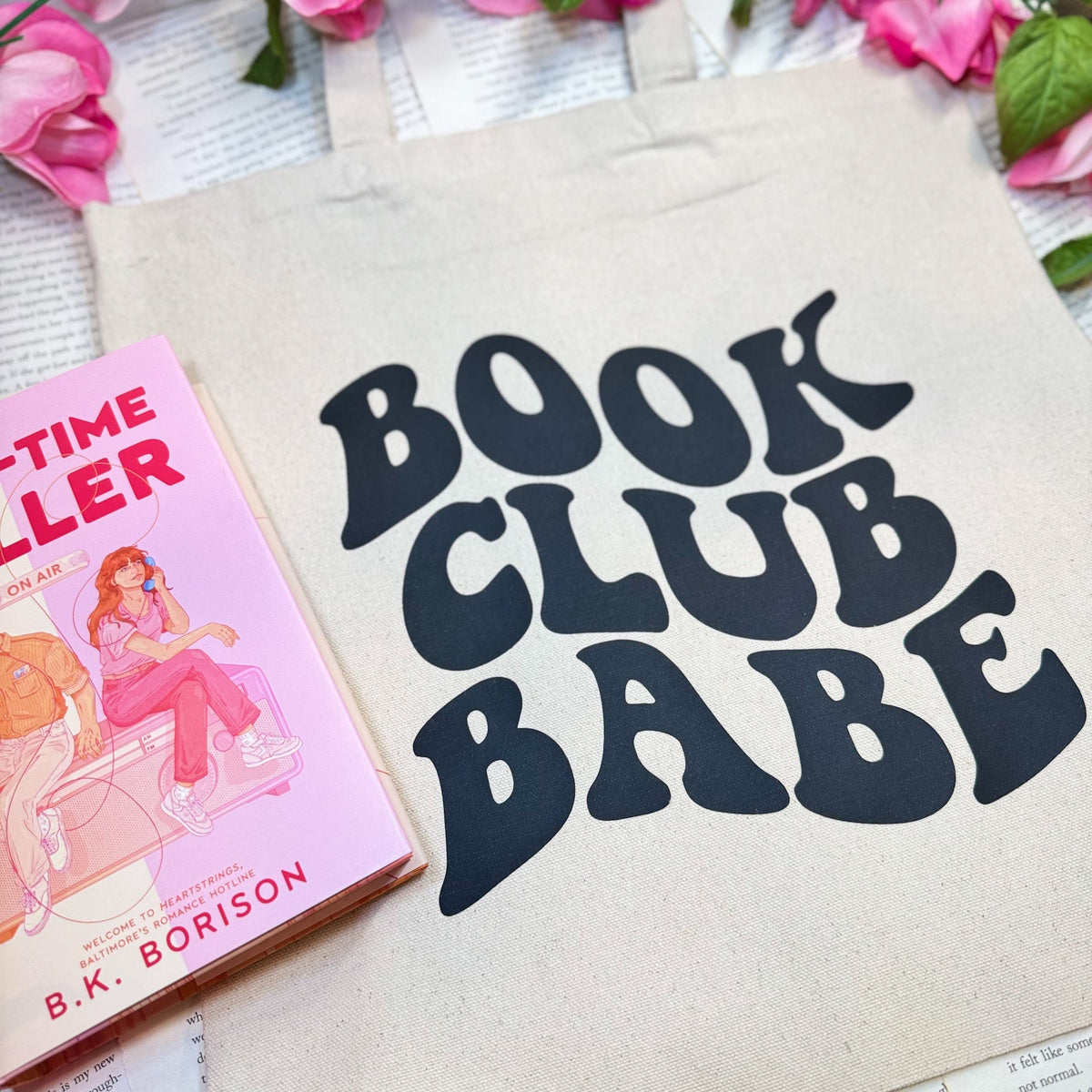 Book Club Babe Canvas Tote Bag - Starry Skies Austin