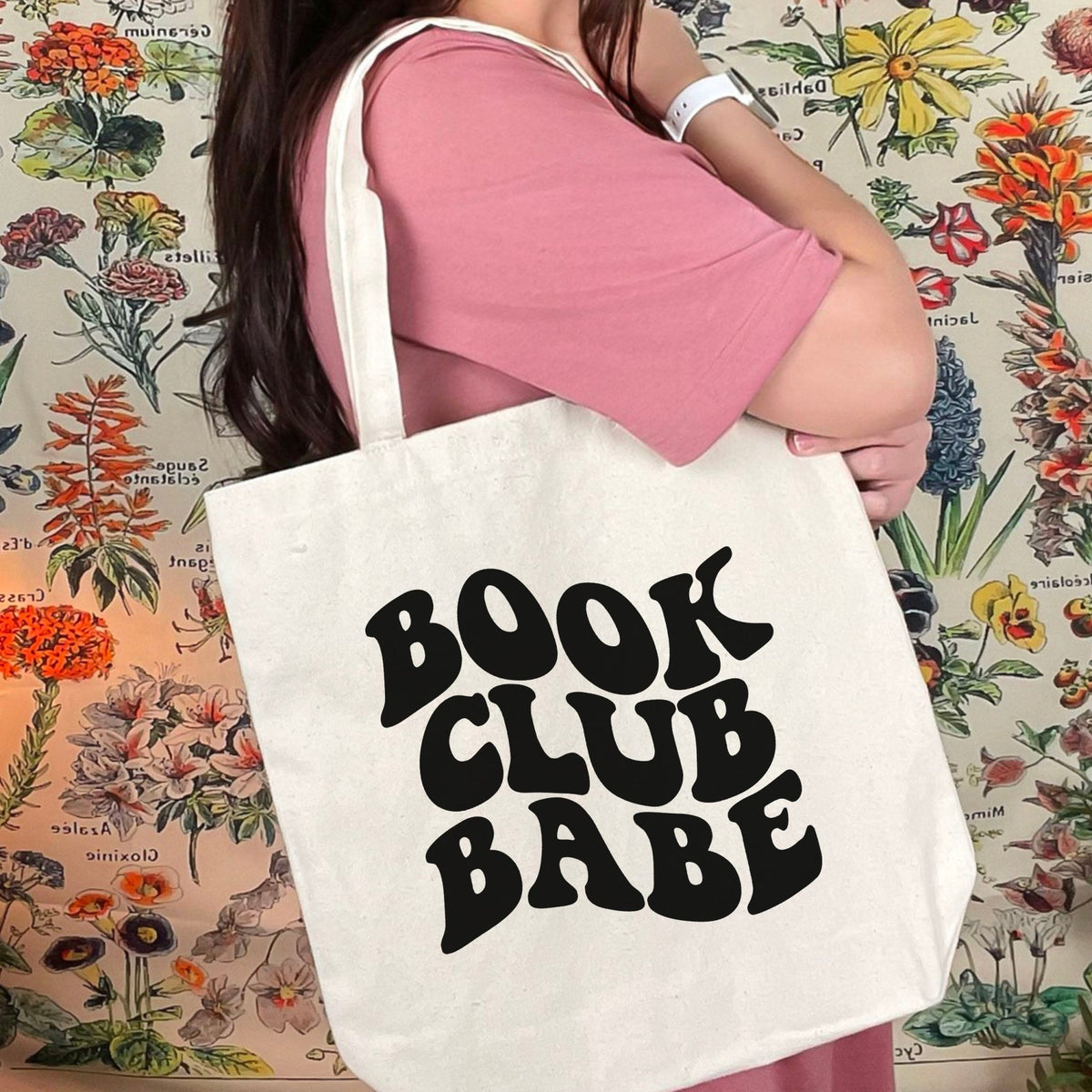 Book Club Babe Canvas Tote Bag - Starry Skies Austin