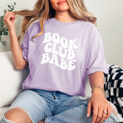 Book Club Babe Heavyweight Comfort Colors Shirt - Starry Skies Austin