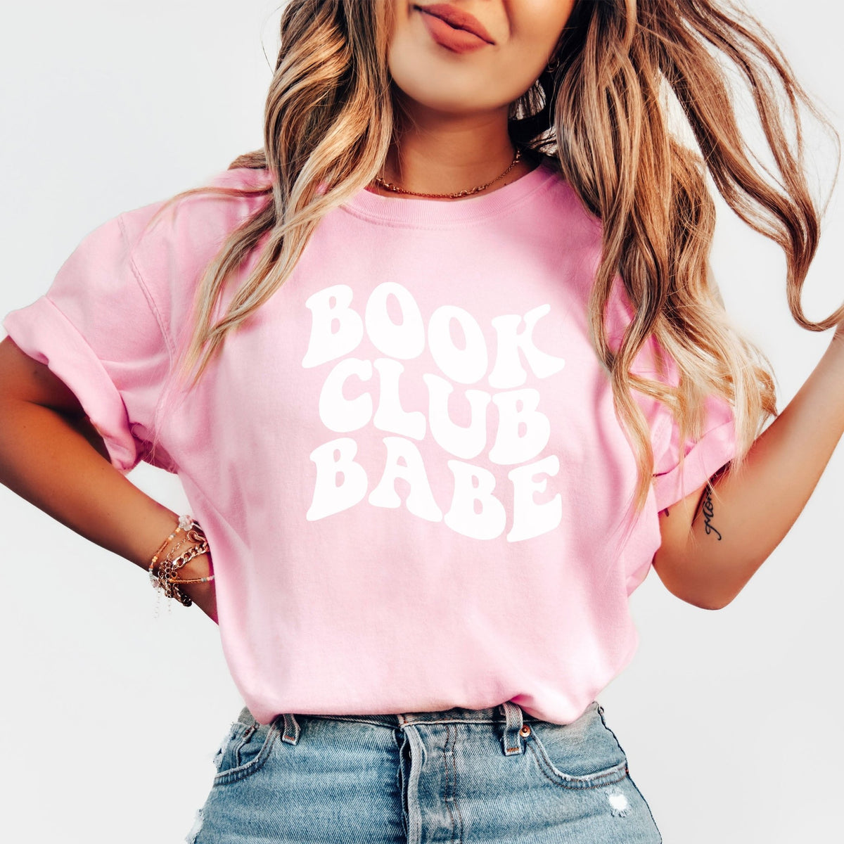 Book Club Babe Heavyweight Comfort Colors Shirt - Starry Skies Austin