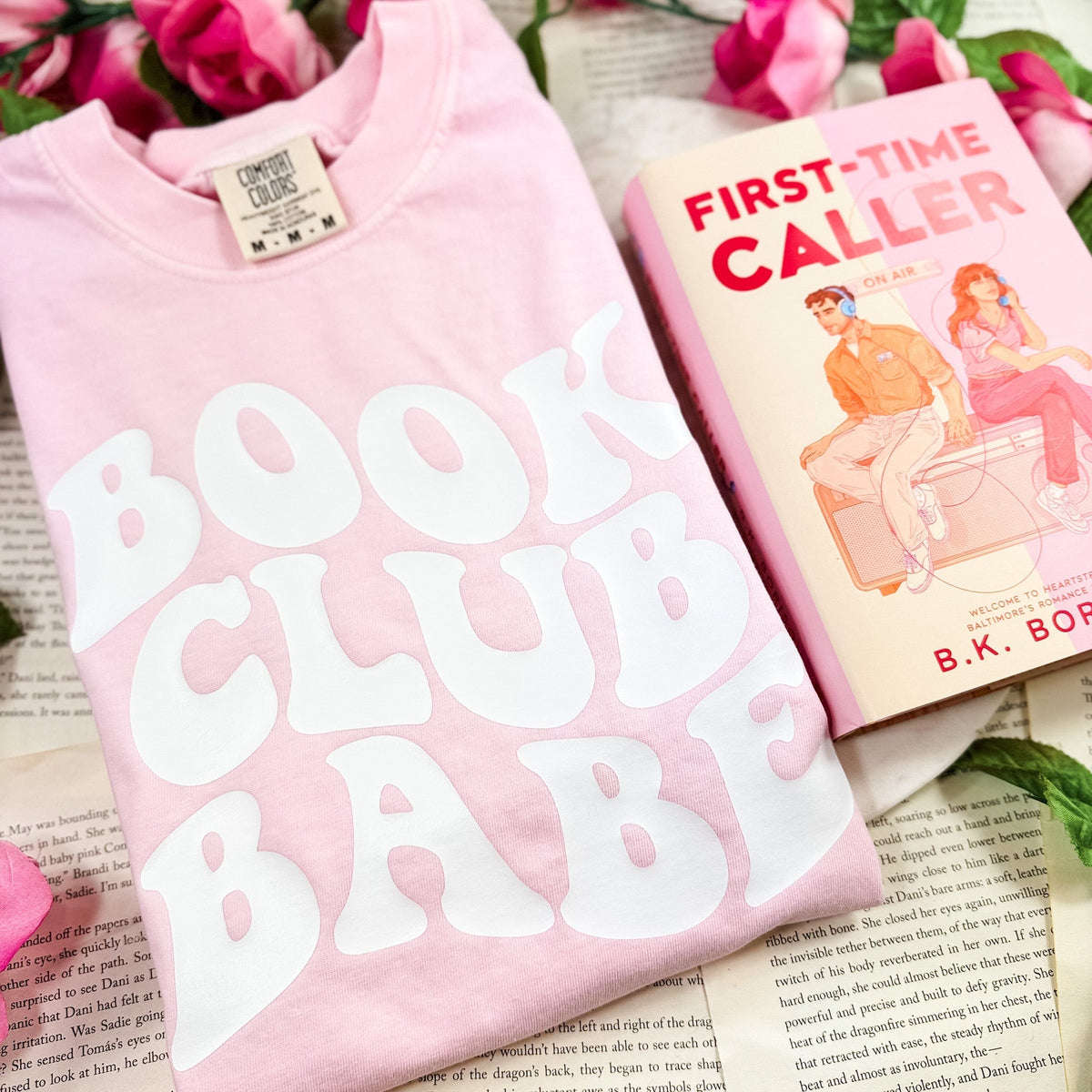Book Club Babe Heavyweight Comfort Colors Shirt - Starry Skies Austin