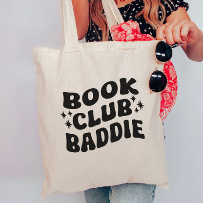 Book Club Baddie Canvas Tote Bag - Starry Skies Austin