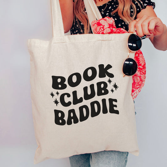 Book Club Baddie Canvas Tote Bag - Starry Skies Austin