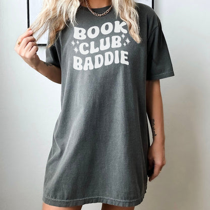 Book Club Baddie Heavyweight Comfort Colors Shirt - Starry Skies Austin