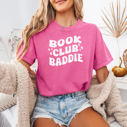 Book Club Baddie Heavyweight Comfort Colors Shirt - Starry Skies Austin