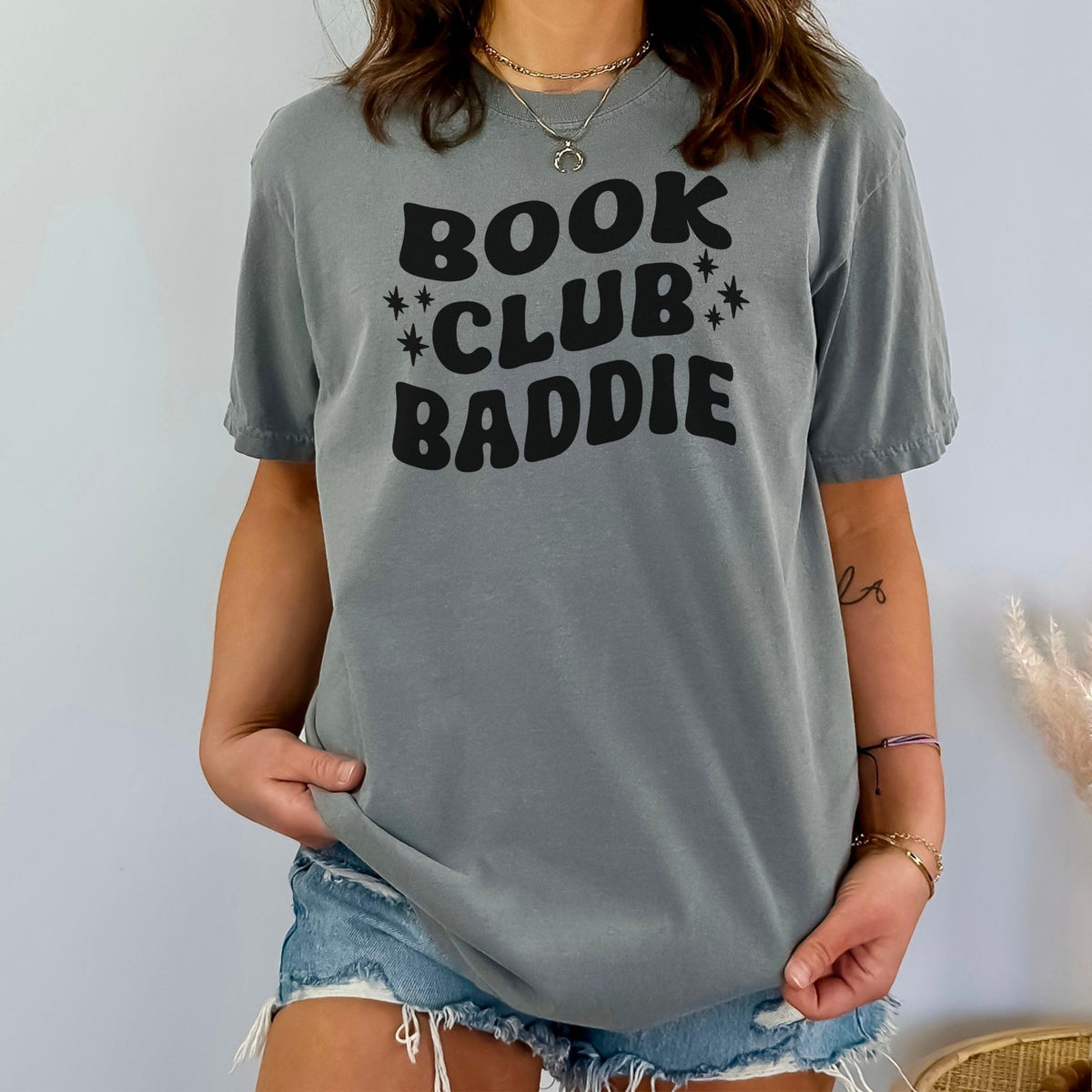 Book Club Baddie Heavyweight Comfort Colors Shirt - Starry Skies Austin