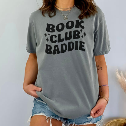 Book Club Baddie Heavyweight Comfort Colors Shirt - Starry Skies Austin