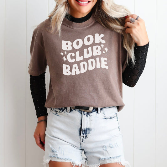 Book Club Baddie Heavyweight Comfort Colors Shirt - Starry Skies Austin