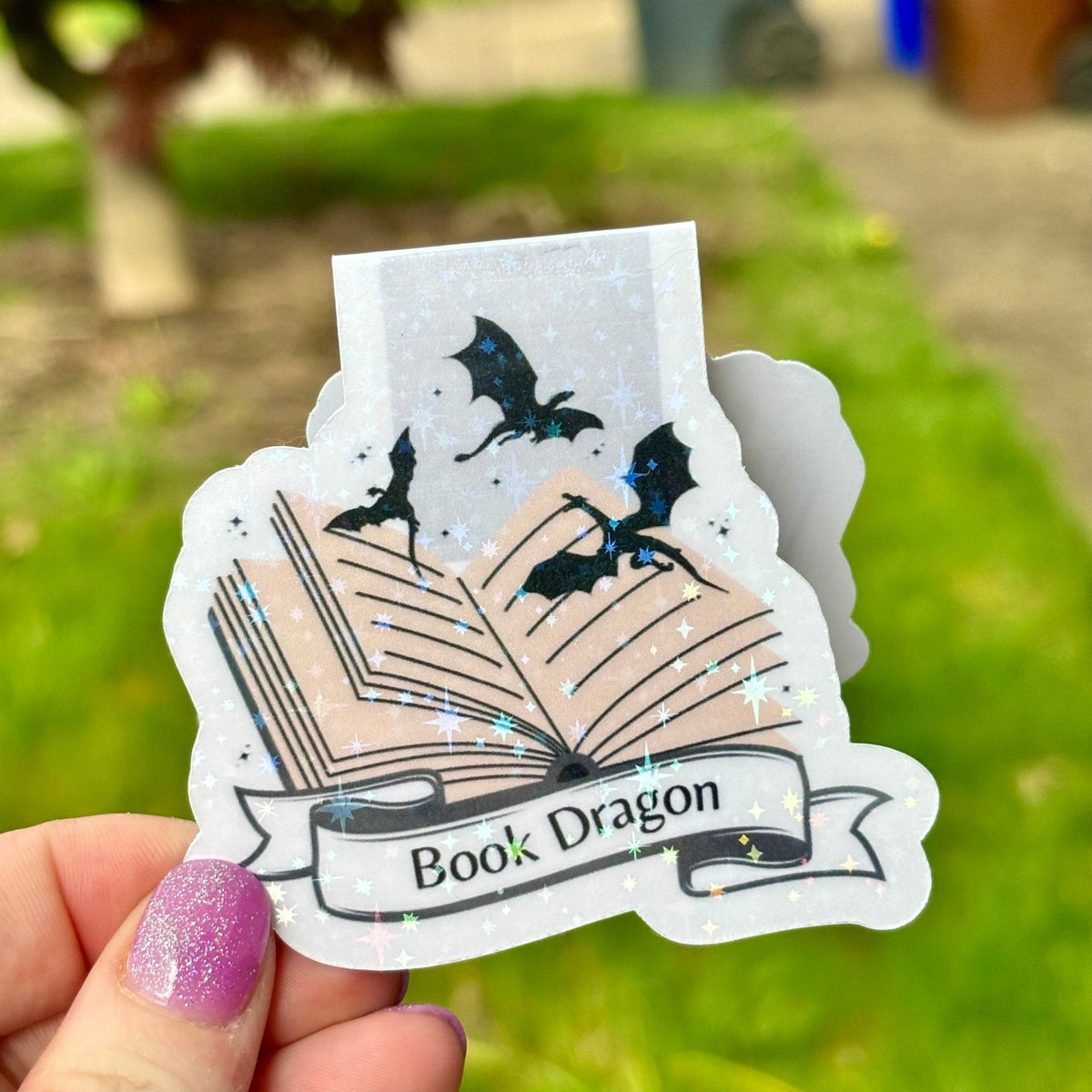 Book Dragon Magnetic Bookmark - Starry Skies Austin