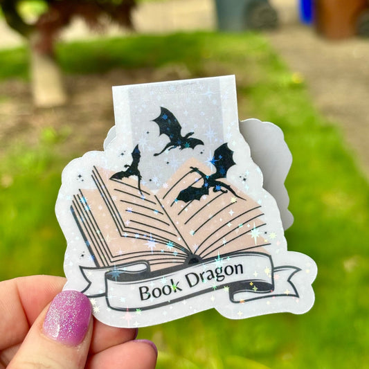 Book Dragon Magnetic Bookmark - Starry Skies Austin