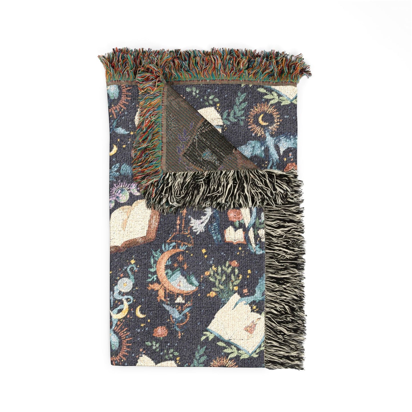 Book Dragon Woven Blanket - Starry Skies Austin