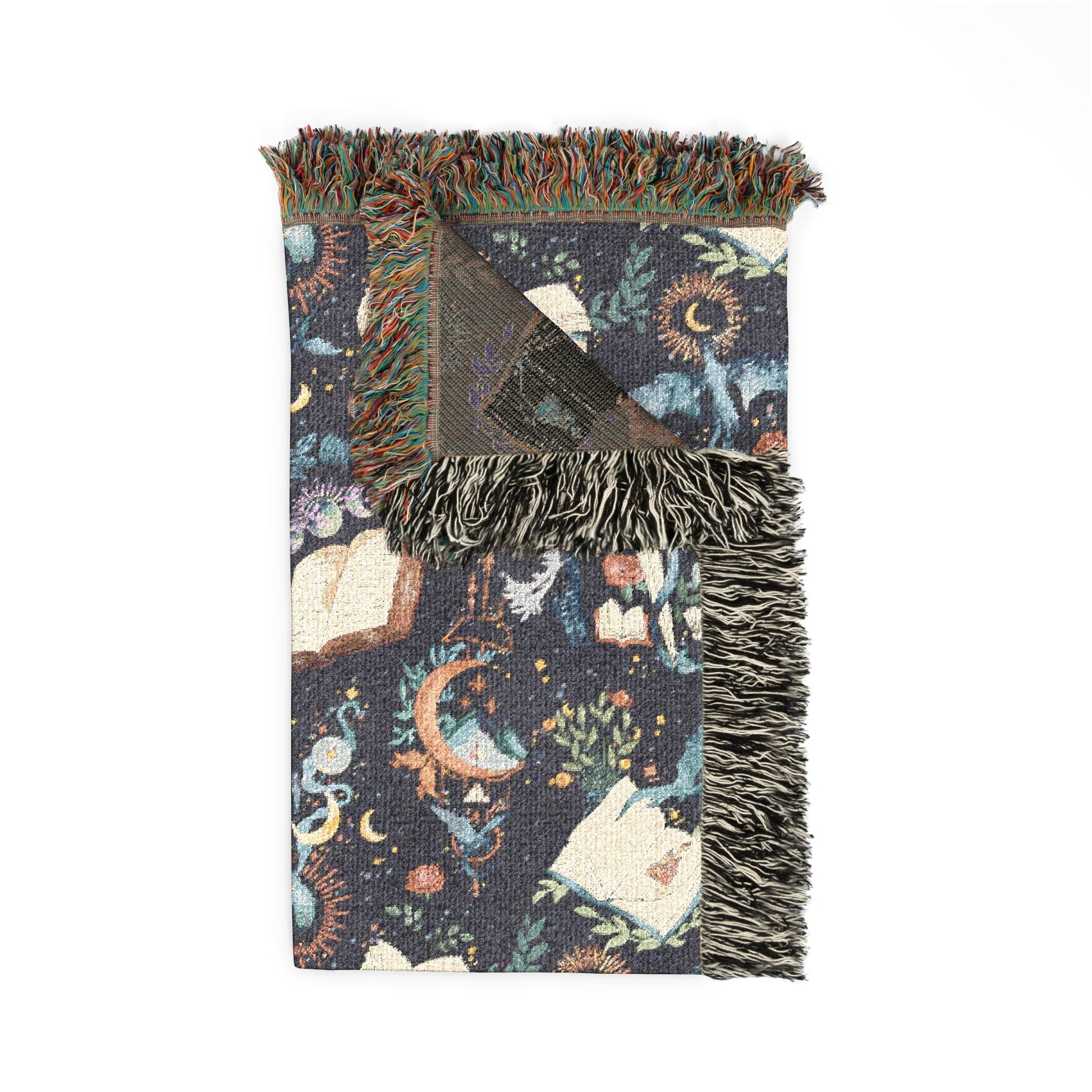 Book Dragon Woven Blanket - Starry Skies Austin
