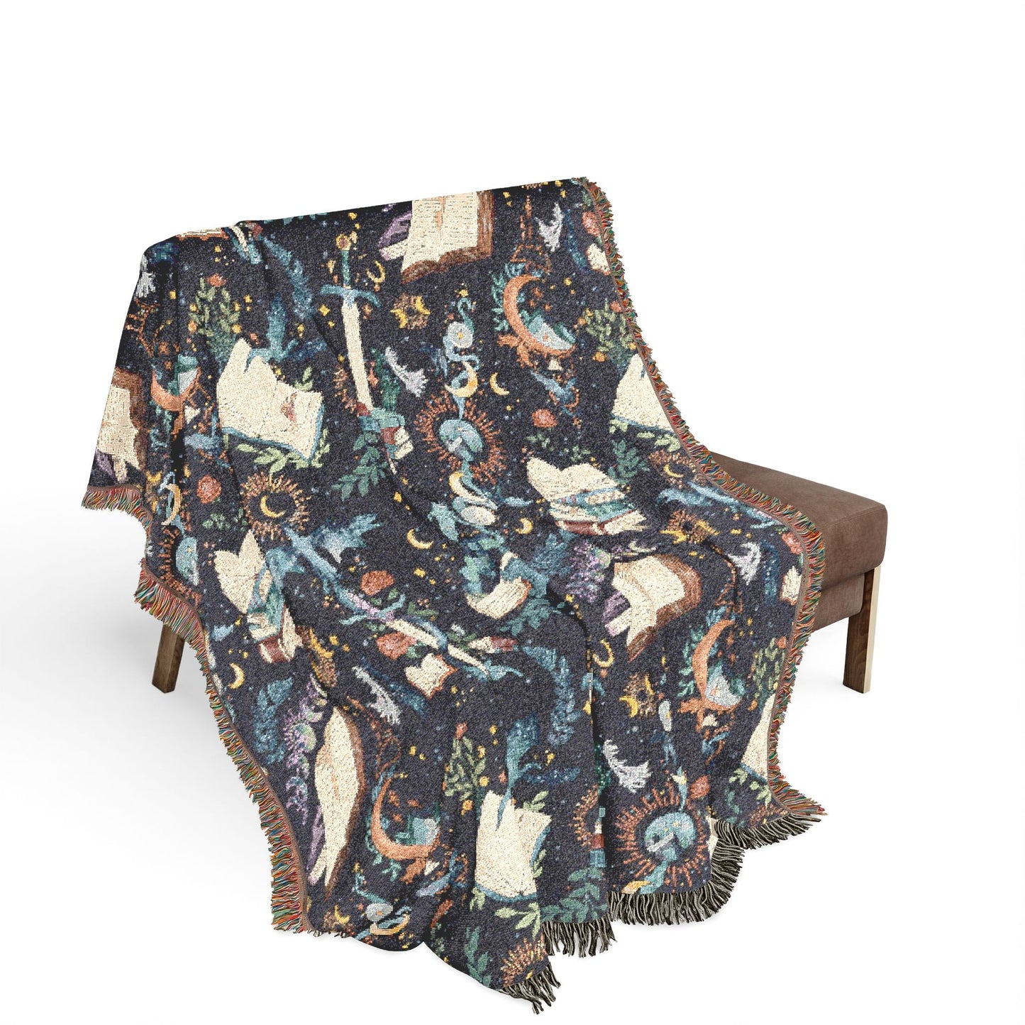 Book Dragon Woven Blanket - Starry Skies Austin