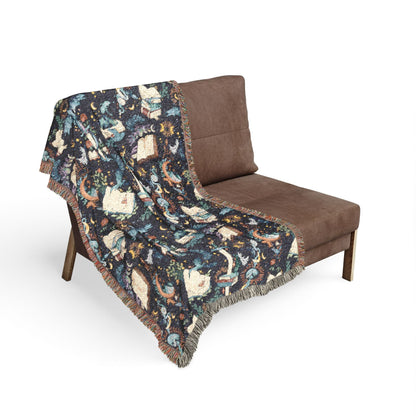 Book Dragon Woven Blanket - Starry Skies Austin