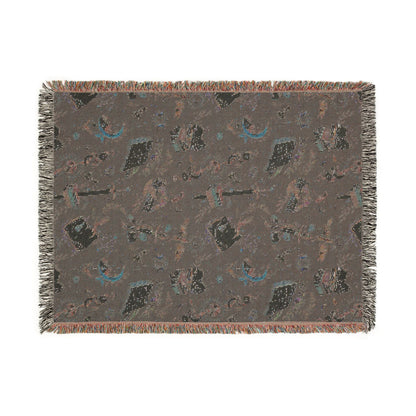 Book Dragon Woven Blanket - Starry Skies Austin