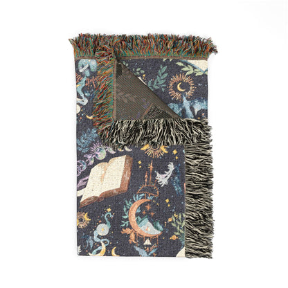 Book Dragon Woven Blanket - Starry Skies Austin