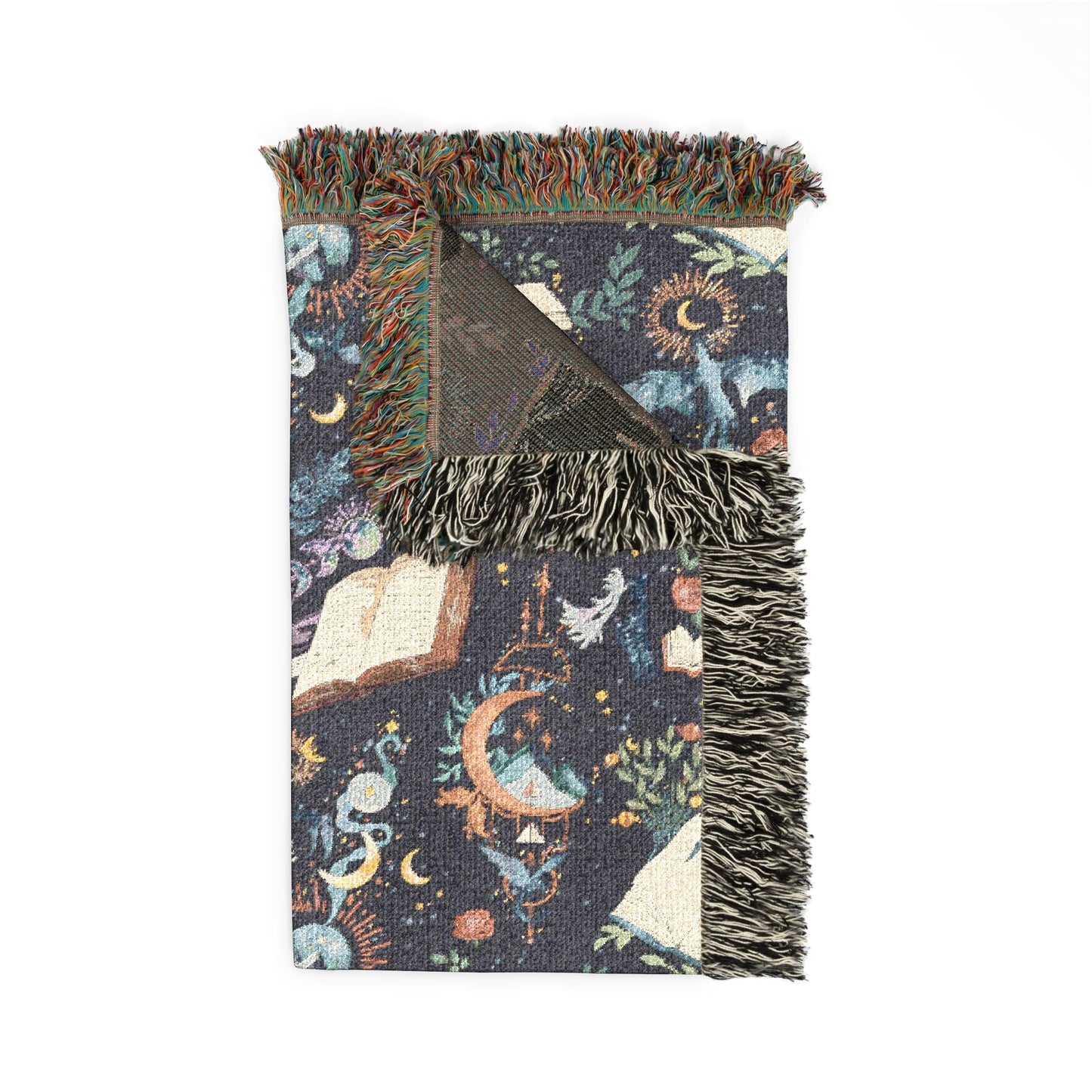 Book Dragon Woven Blanket - Starry Skies Austin
