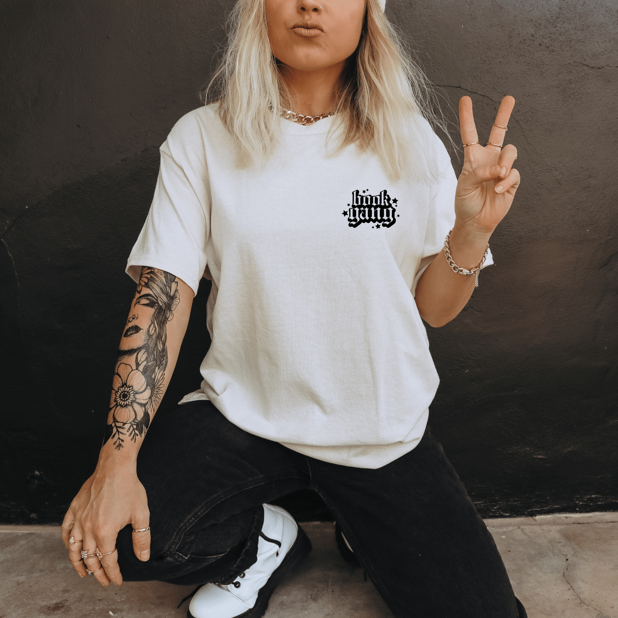 Book Gang Softstyle Tee - Starry Skies Austin