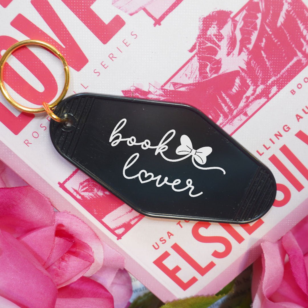 Book Lover Retro Motel Keychain - Starry Skies Austin