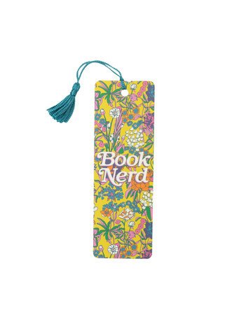 Book Nerd Floral Bookmark by Out Of Print - Starry Skies Austin