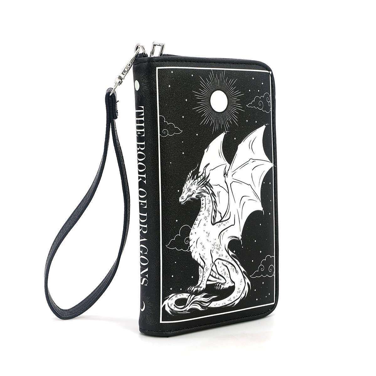 Book of Dragons Wallet in Vinyl - Starry Skies Austin