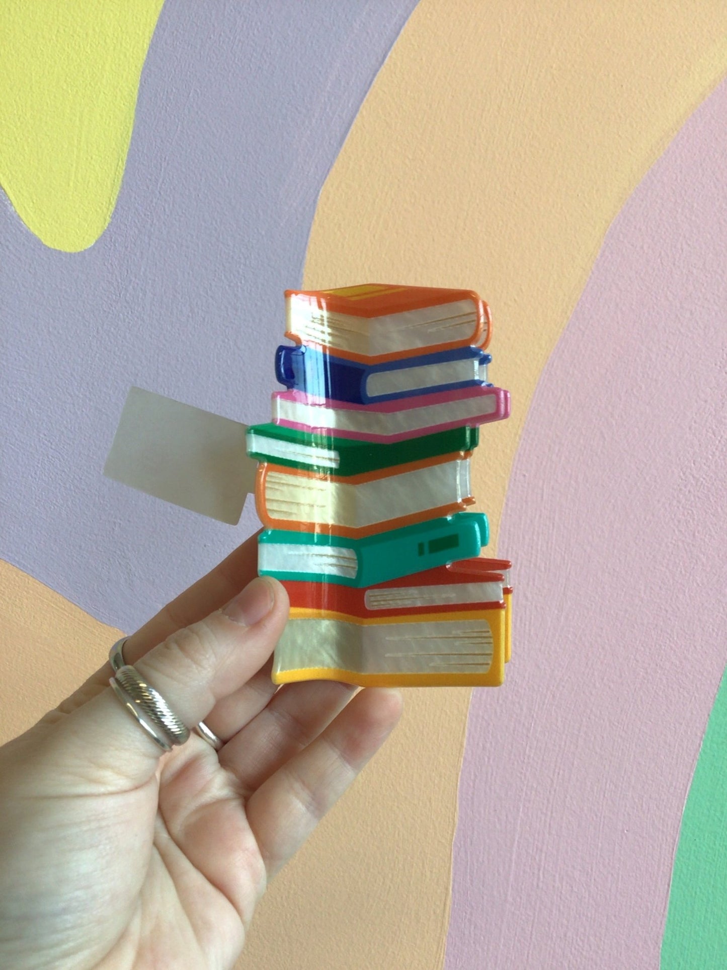 Book Stack Hair Claw - Starry Skies Austin