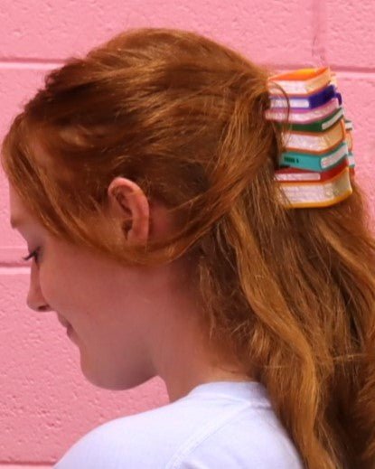 Book Stack Hair Claw - Starry Skies Austin