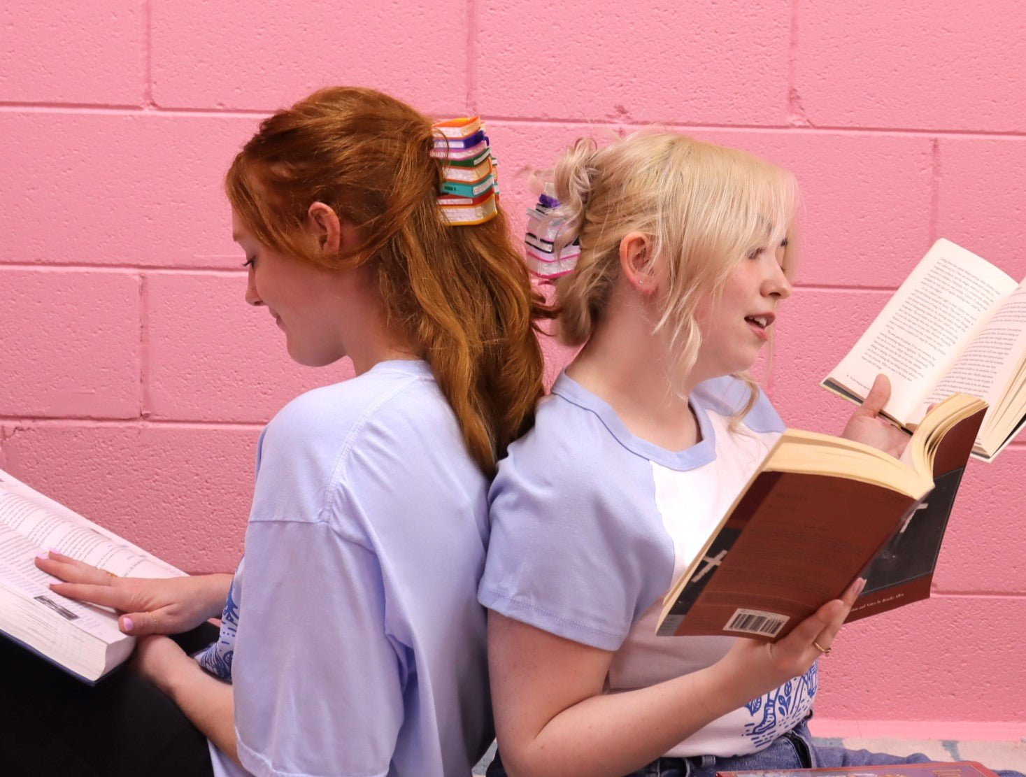 Book Stack Hair Claw - Starry Skies Austin