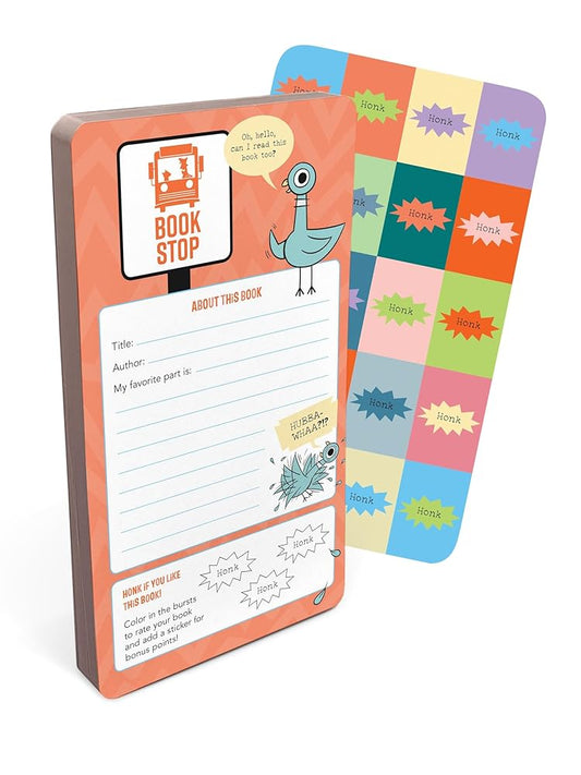 Book Stop Bookmarks (The Pigeon) (Mo Willems Bookmark Pads) by Knock Knock - Starry Skies Austin