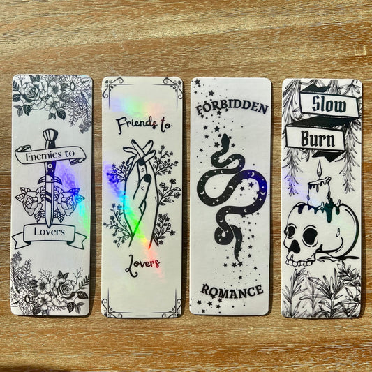 Book Tropes Black and White Bookmarks Bundle - Starry Skies Austin