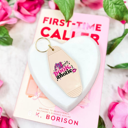 Bookaholic Retro Motel Keychain - Starry Skies Austin