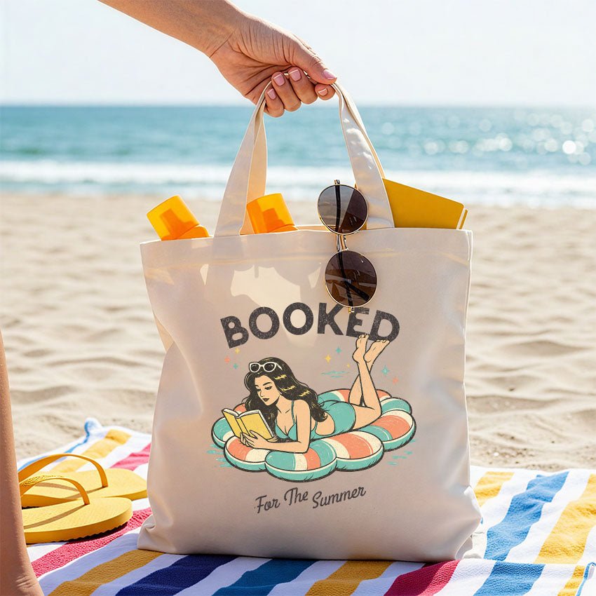 Booked For The Summer Canvas Tote Bag - Starry Skies Austin