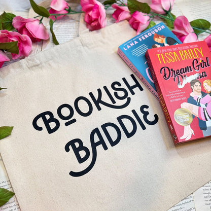 Bookish Baddie Canvas Tote Bag - Starry Skies Austin
